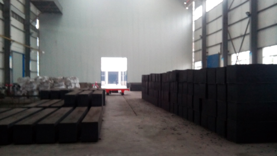 Formed carbon brick