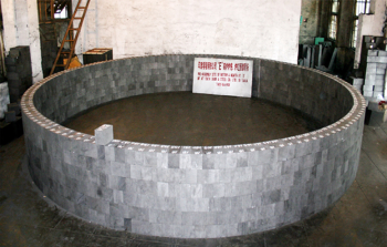 Graphite brick for E# B.F. of India Tata company