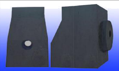 The semi-graphite carbon carbide brick is used for single hole iron mouth brick, and it isused in E # 604m3 blast furnace of Tata iron and Steel Company of India(2006)